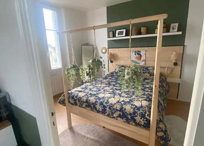 Un Cocon Au Presbytere Avec Place De Parking Voiture Gratuite Apartament Caen